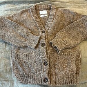 The Knotty Ones Brown Button-Up Cardigan